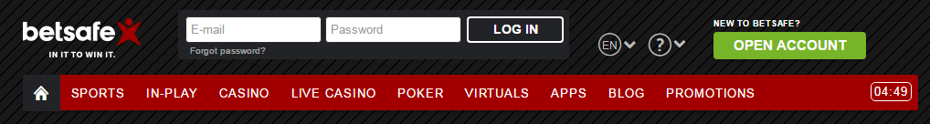 Betsafe Poker Registration